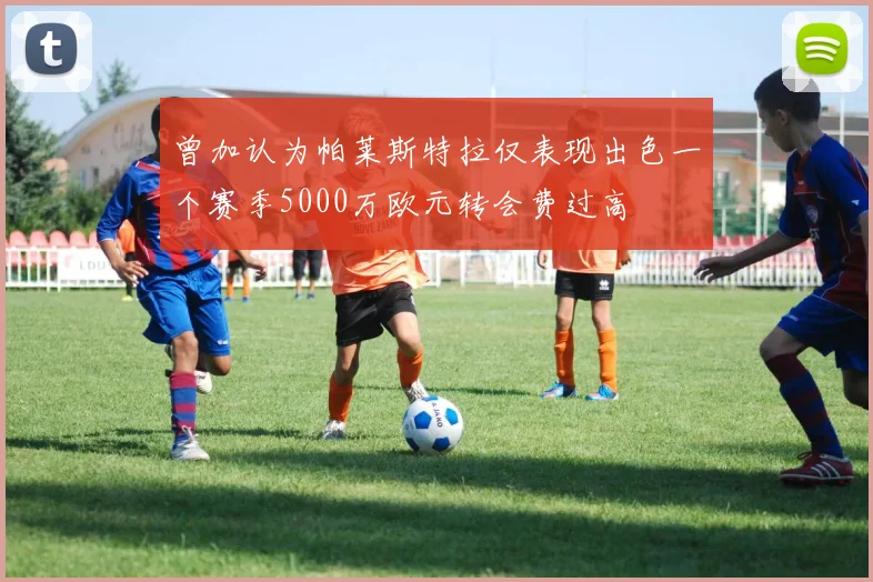 曾加认为帕莱斯特拉仅表现出色一个赛季5000万欧元转会费过高